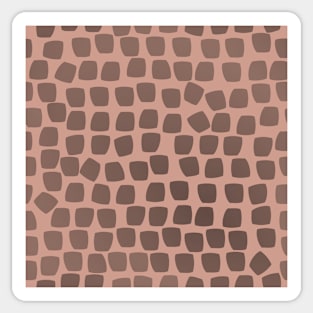 Leopard Mosaic Light Pink Taupe 5748 Sticker